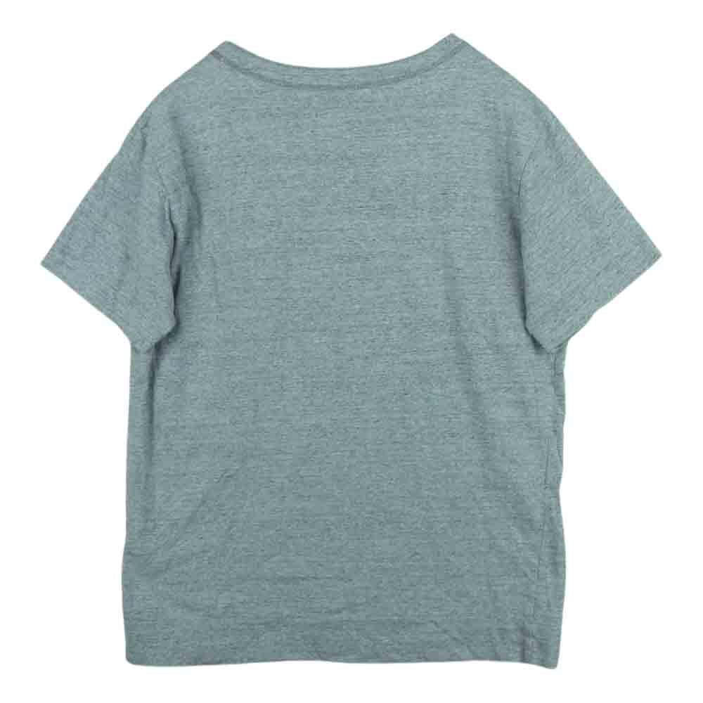 BRU NA BOINNE ブルーナボイン 8157 グラフィック プリント クルーネック 半袖 Tシャツ 日本製 グレー系 M【中古】