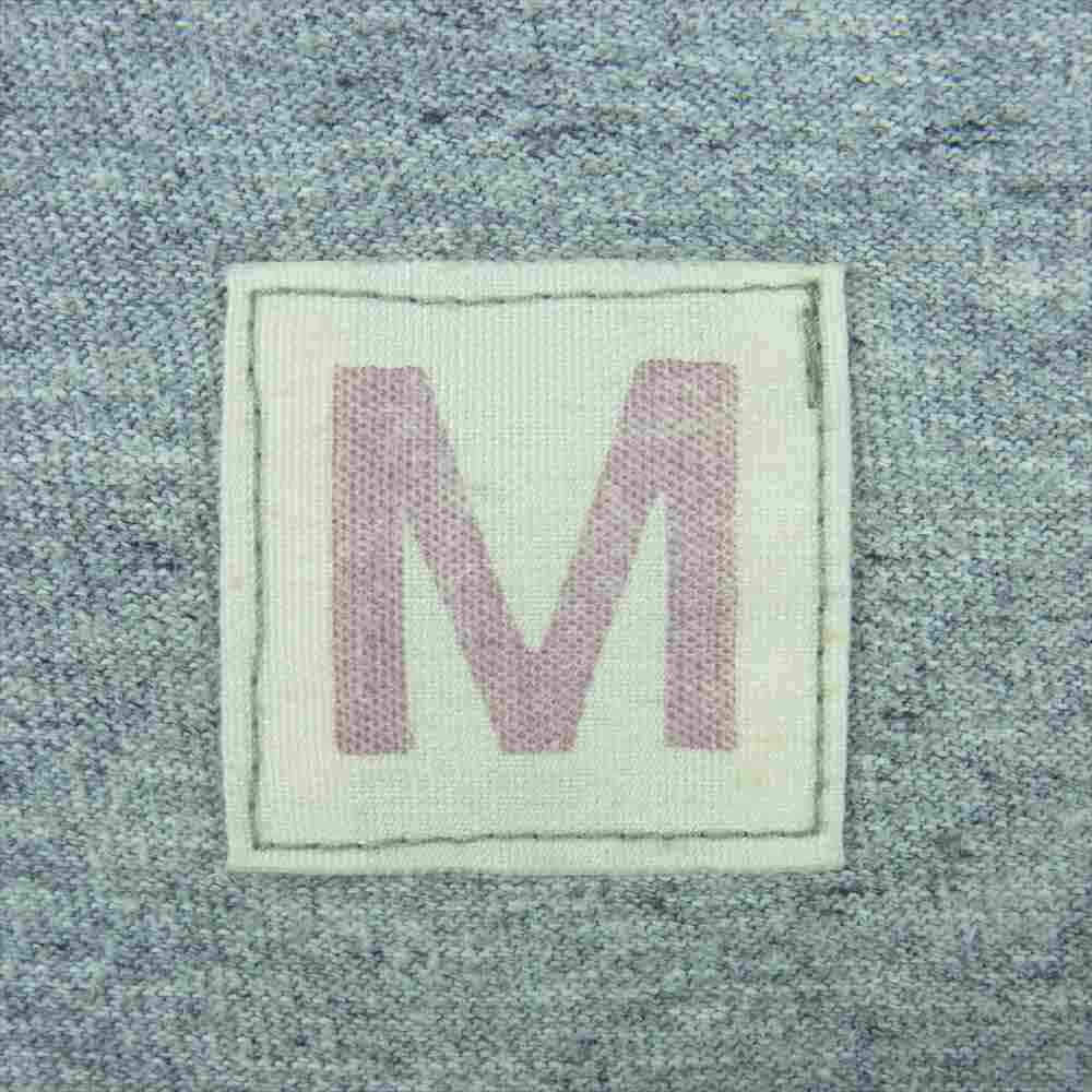 BRU NA BOINNE ブルーナボイン 8157 グラフィック プリント クルーネック 半袖 Tシャツ 日本製 グレー系 M【中古】