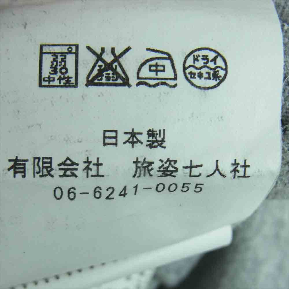 BRU NA BOINNE ブルーナボイン 8157 グラフィック プリント クルーネック 半袖 Tシャツ 日本製 グレー系 M【中古】