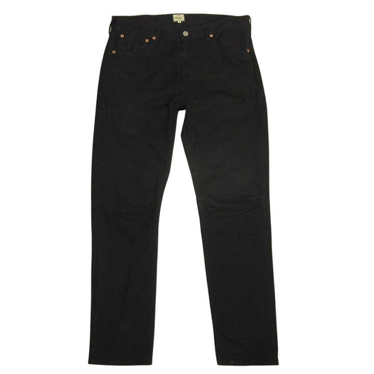 ゴールド GL41936 東洋エンタープライズ 5ポケット 膝立体 ブラック デニム パンツ ブラック系 M【中古】