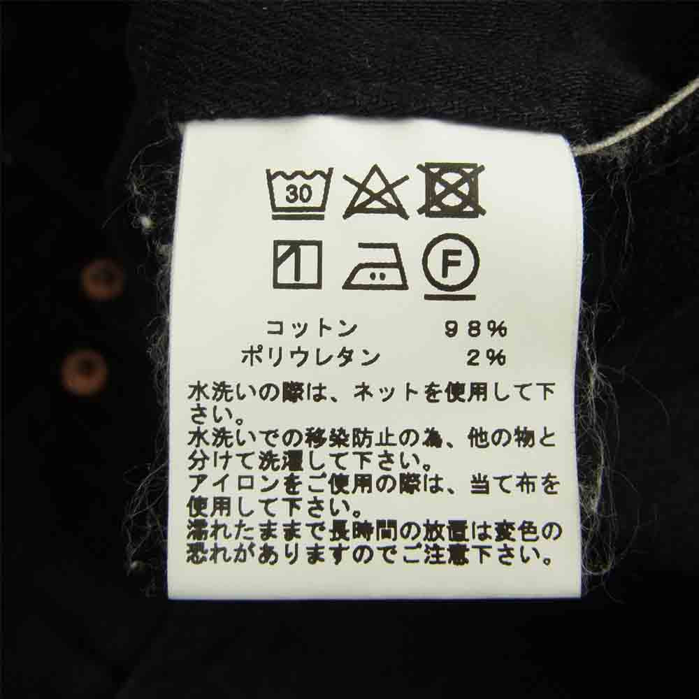 ゴールド GL41936 東洋エンタープライズ 5ポケット 膝立体 ブラック デニム パンツ ブラック系 M【中古】