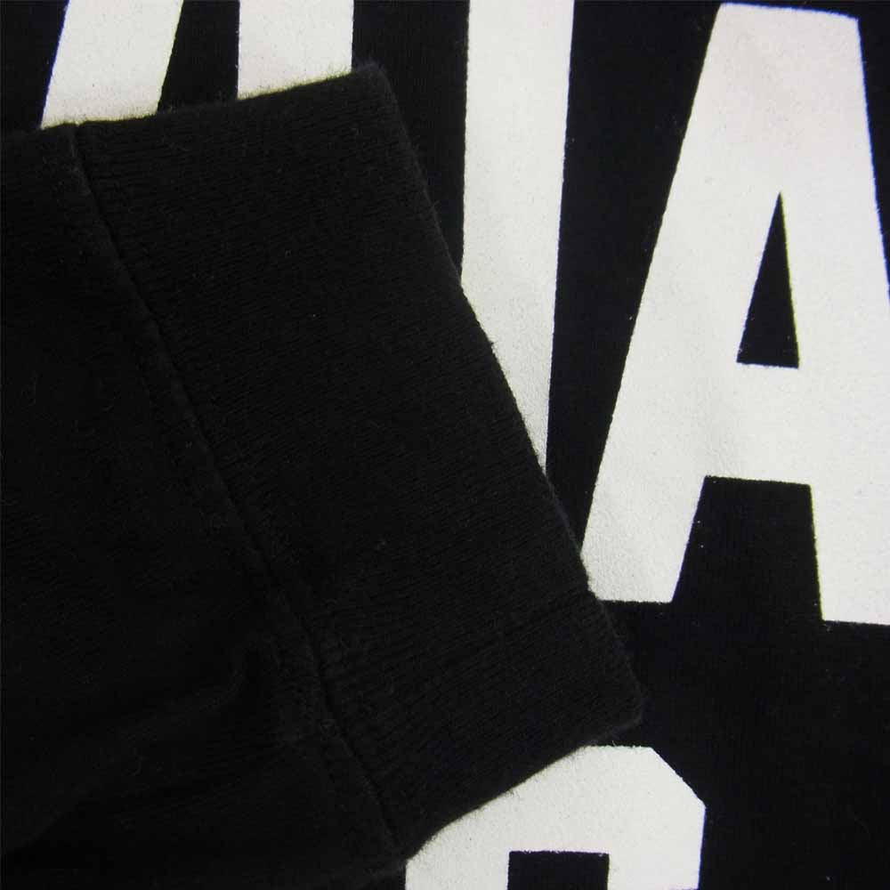 WTAPS ダブルタップス WTVUA 76 SCREEN スクリーン プリント 長袖 Tシャツ ブラック ブラック系 1【中古】