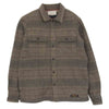 NEIGHBORHOOD ネイバーフッド 122SPNH-SHM02 PENNY / CW-SHIRT LS 裏ボーダー ウール 長袖 シャツ グレー系 S【中古】