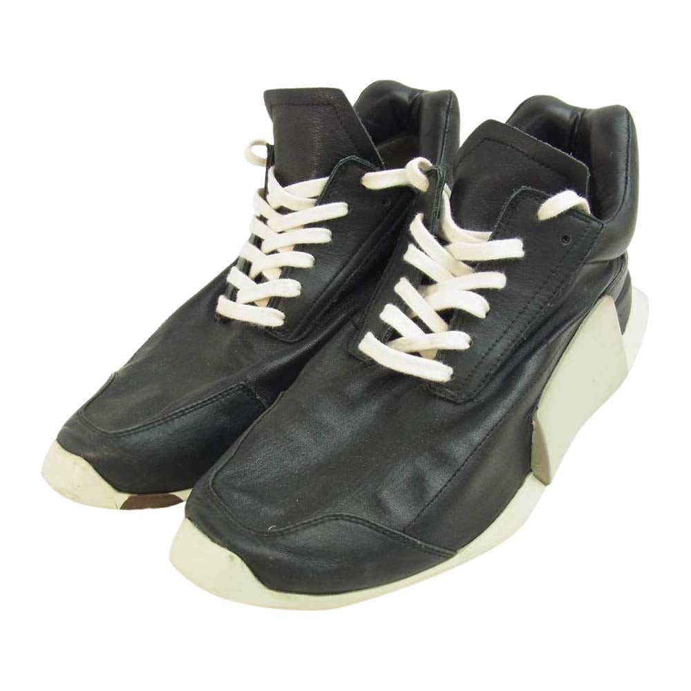 Rick Owens リックオウエンス S81141 RO LEVEL RUNNER LOW レベル ランナー ローカット スニーカー ブラック系 24.5cm【中古】