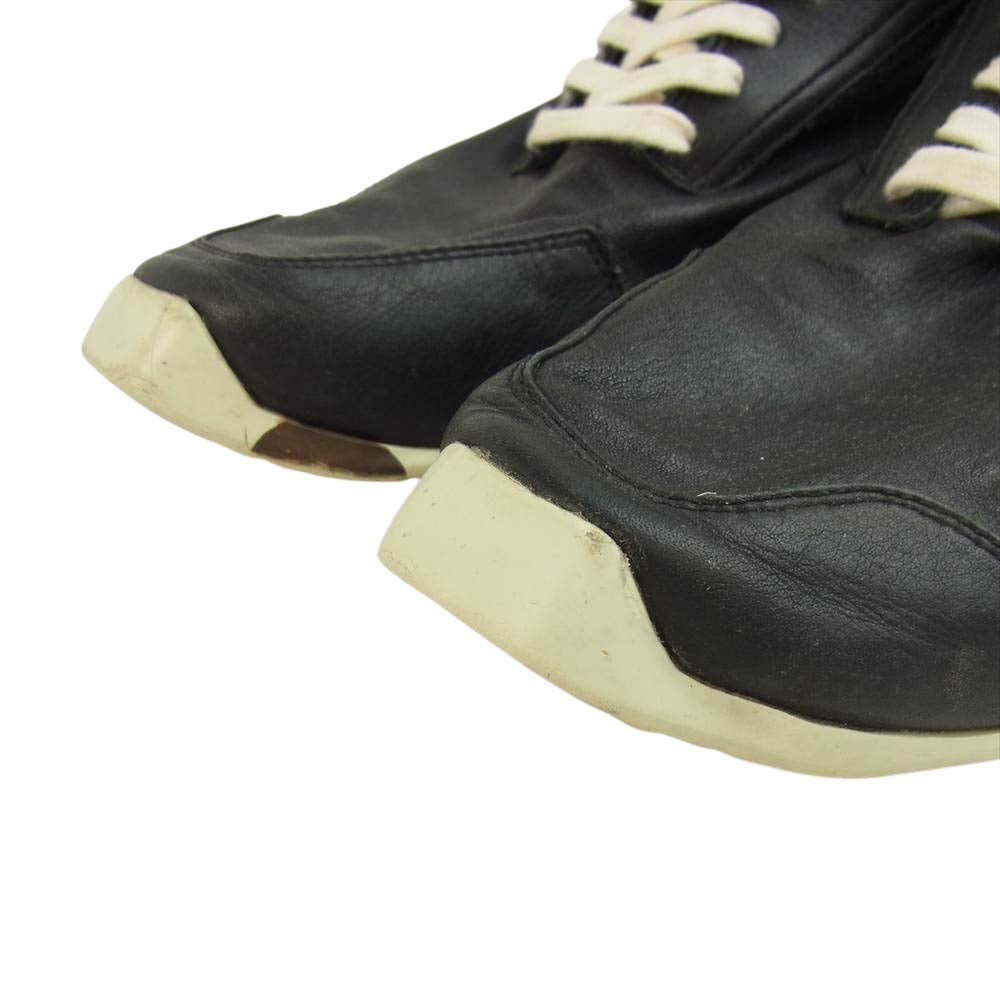 Rick Owens リックオウエンス S81141 RO LEVEL RUNNER LOW レベル ランナー ローカット スニーカー ブラック系 24.5cm【中古】
