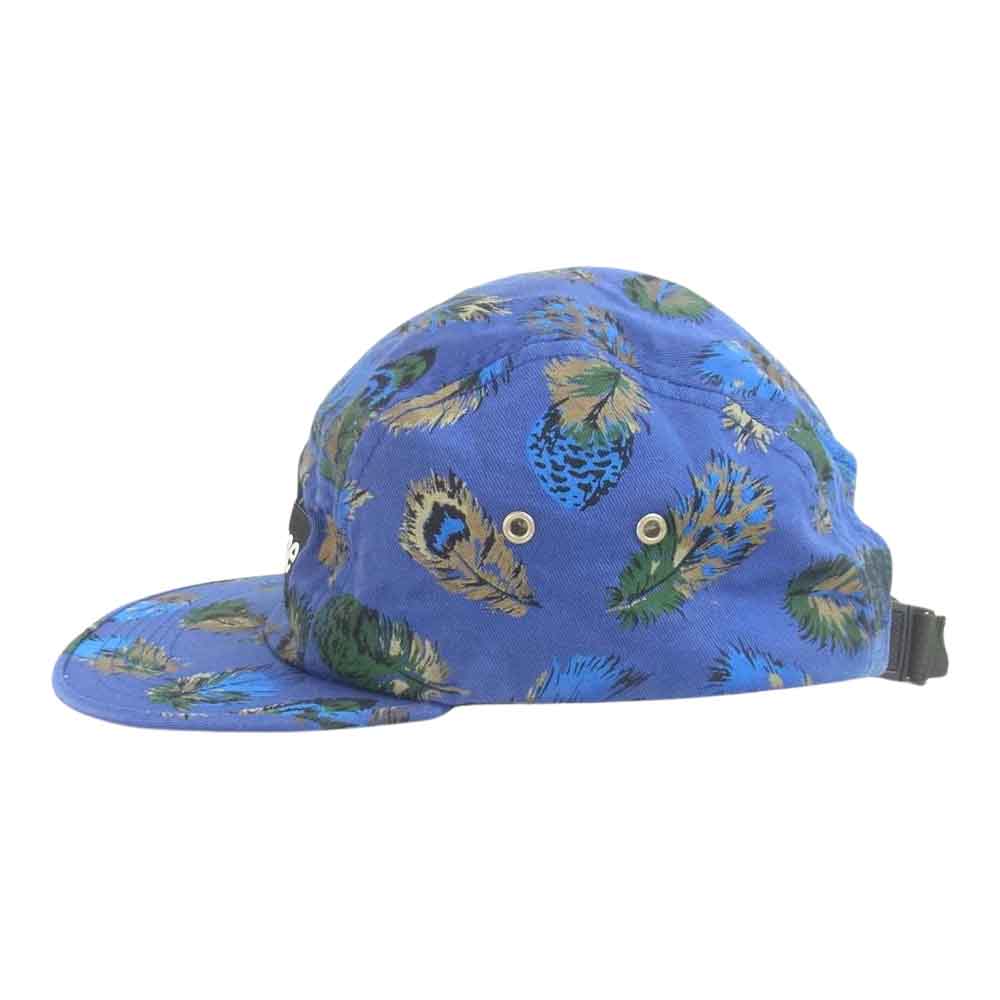 Supreme シュプリーム 10AW Feathers Camp Cap フェザー キャンプ キャップ ブルー系【中古】