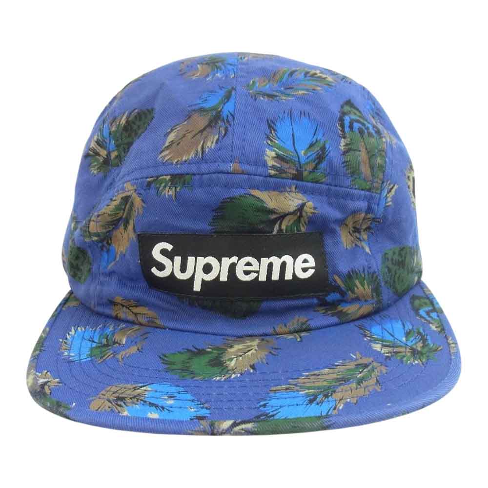Supreme シュプリーム 10AW Feathers Camp Cap フェザー キャンプ キャップ ブルー系【中古】