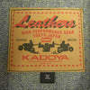 KADOYA カドヤ BIKER DENIM VEST バイカー デニム ベスト インディゴブルー系 3L【中古】