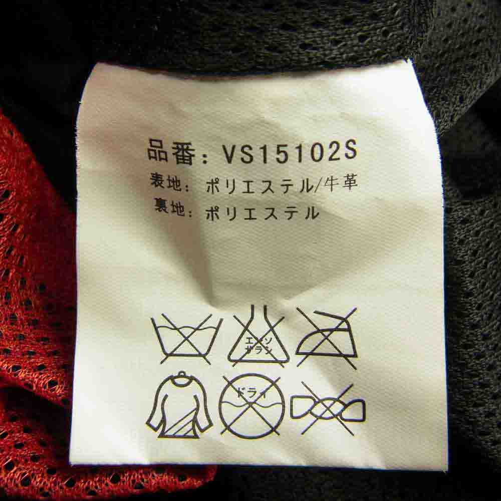VANSON バンソン VS15102S MESH JACKET メッシュ ライダース ジャケット ブラック系 XL【中古】