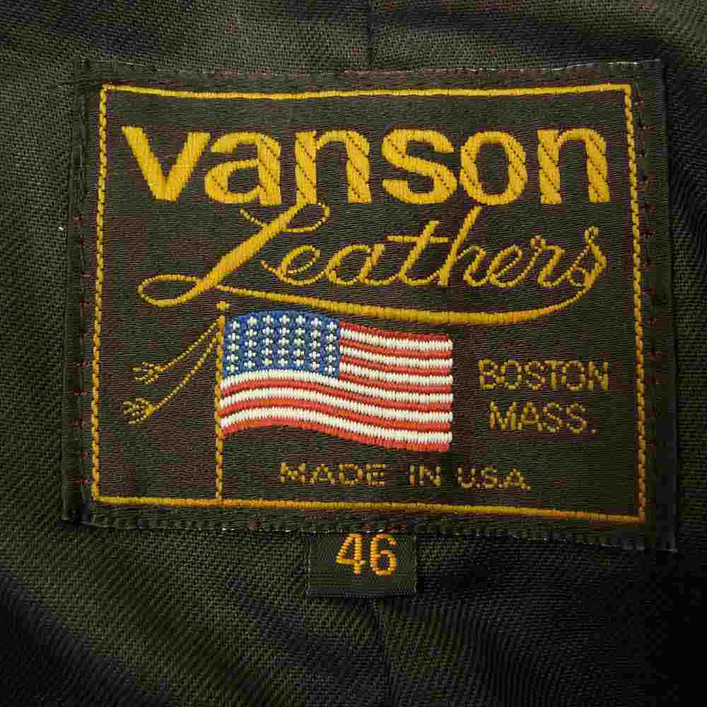VANSON バンソン USA製 TALON ZIP STAR ワンスター レザー ライダース
