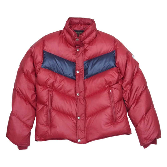 THE FLAT HEAD ザフラットヘッド DOWN JACKET  ダウン ジャケット レッド系 38【中古】