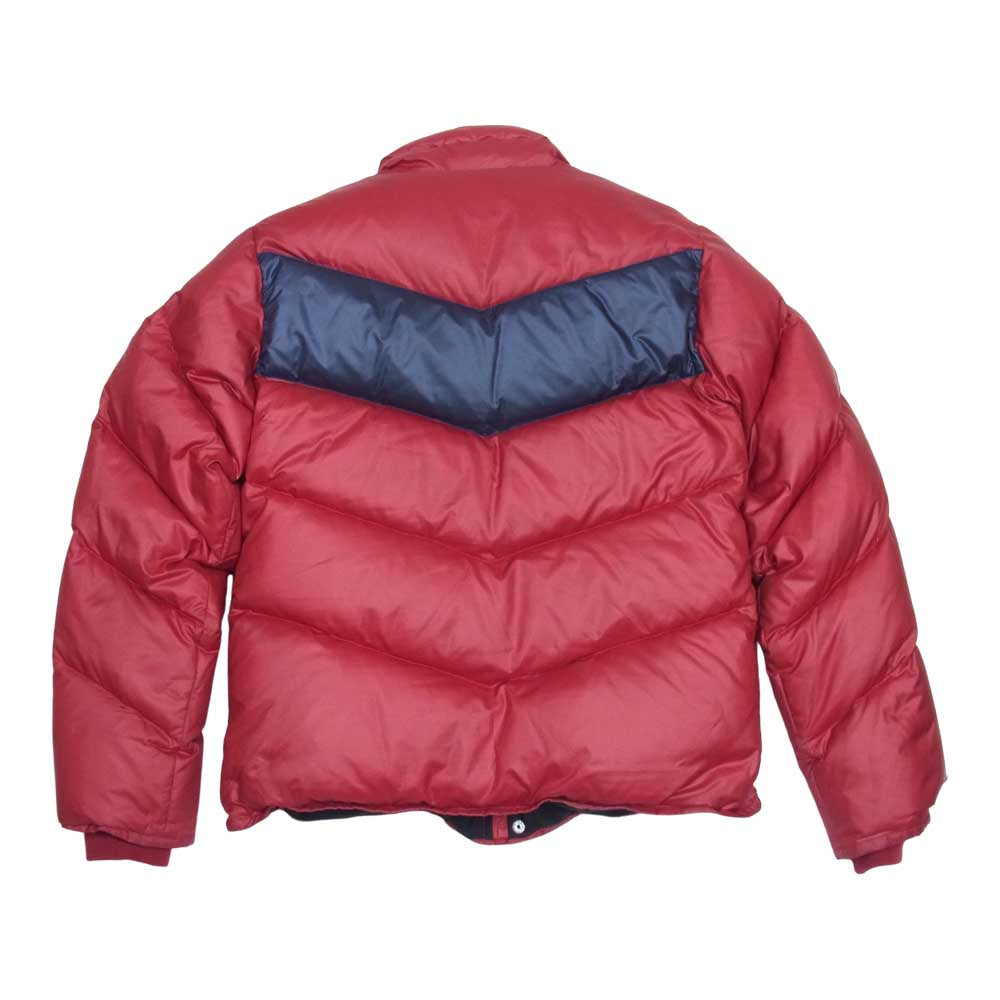 THE FLAT HEAD ザフラットヘッド DOWN JACKET  ダウン ジャケット レッド系 38【中古】
