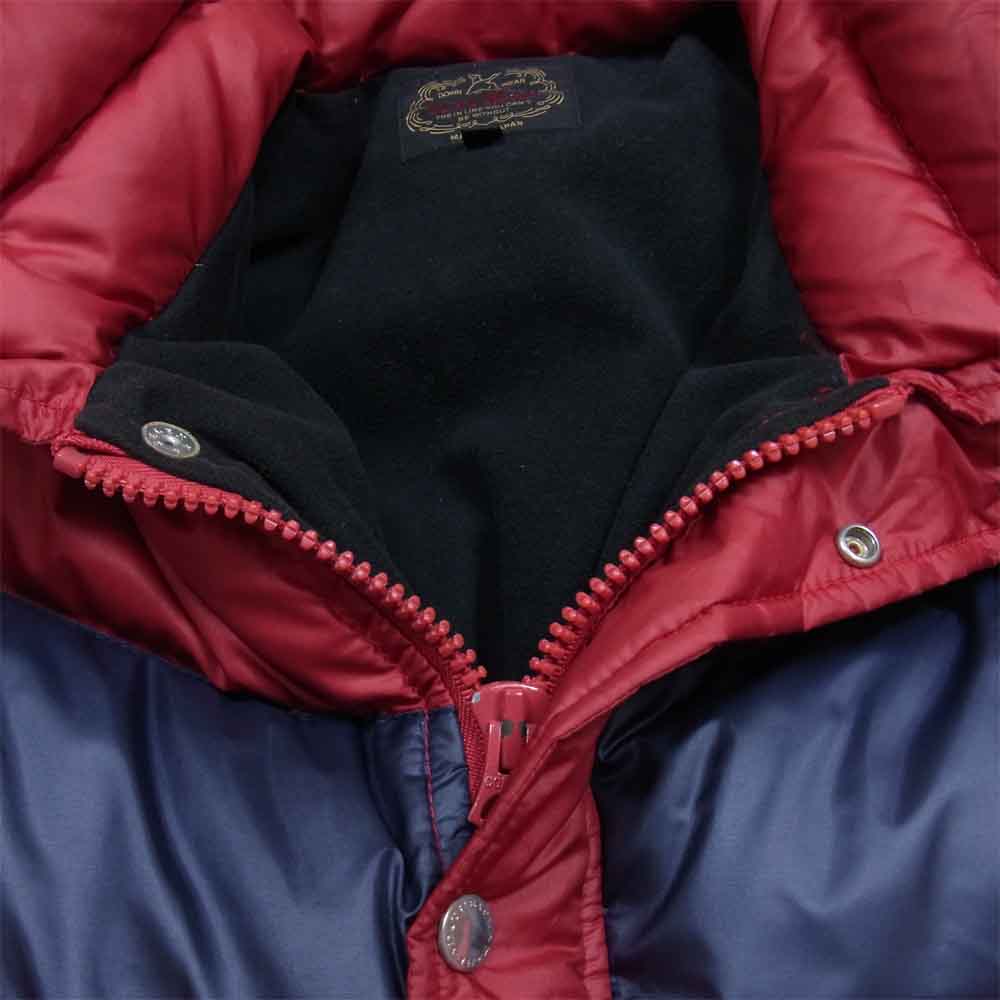 THE FLAT HEAD ザフラットヘッド DOWN JACKET  ダウン ジャケット レッド系 38【中古】