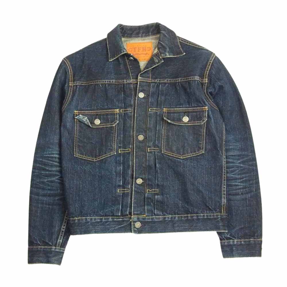 THE FLAT HEAD ザフラットヘッド 6002 W デニム ジャケット インディゴブルー系 40【中古】