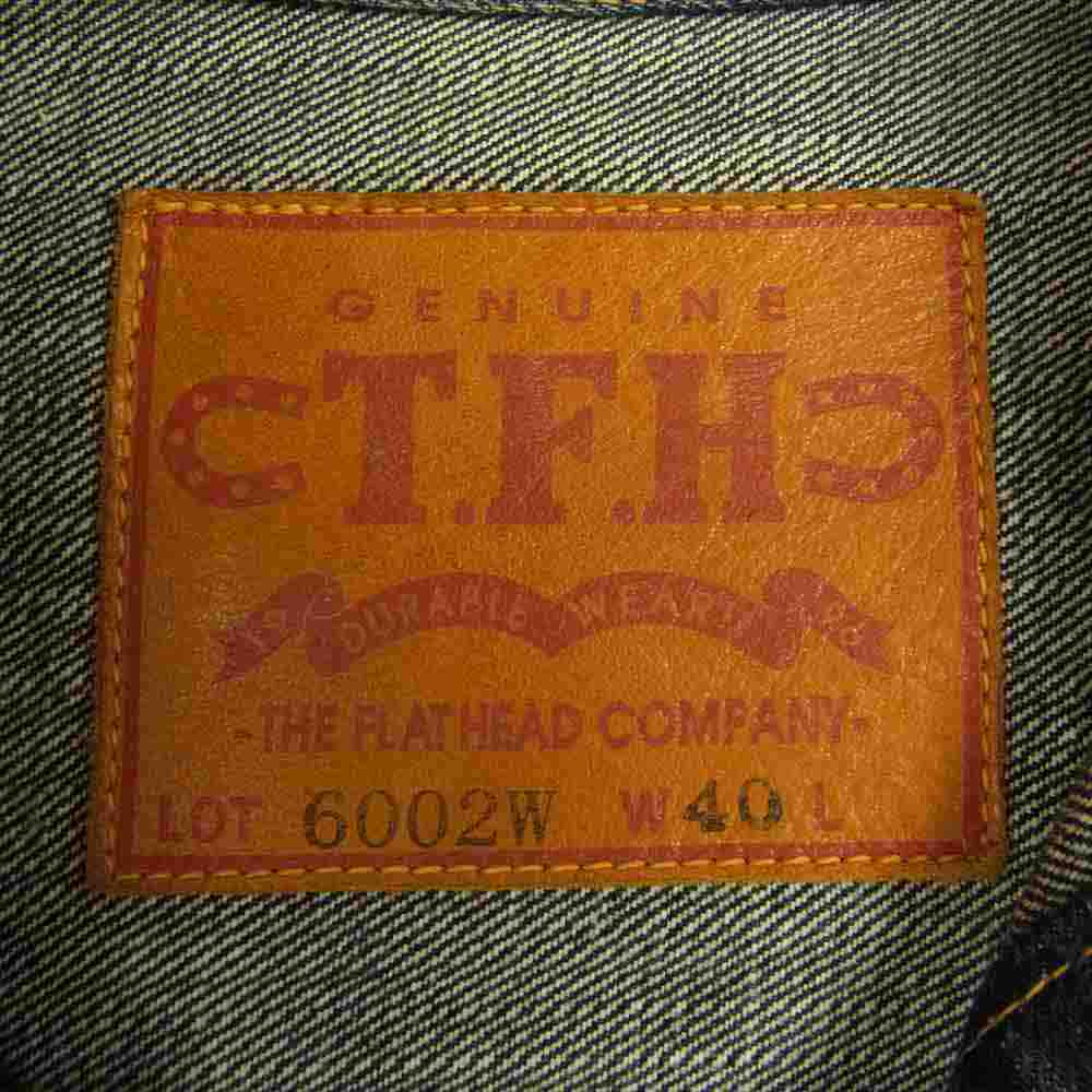 THE FLAT HEAD ザフラットヘッド 6002 W デニム ジャケット インディゴブルー系 40【中古】
