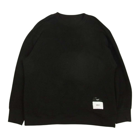 WTAPS ダブルタップス 21AW UNDERCOVER アンダーカバー GIG CREW NECK ONE ON ONE リバース クルーネック スウェット ブラック系 3【中古】