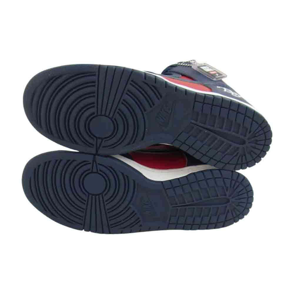 Supreme シュプリーム DN3741-600 国内正規 DN3741-600 NIKE SB DUNK HIGH HI QS By Any Means VARSITY RED MIDNIGHT NAVY ナイキ ダンク ハイ ネイビー系 レッド系 26.5㎝【新古品】【未使用】【中古】
