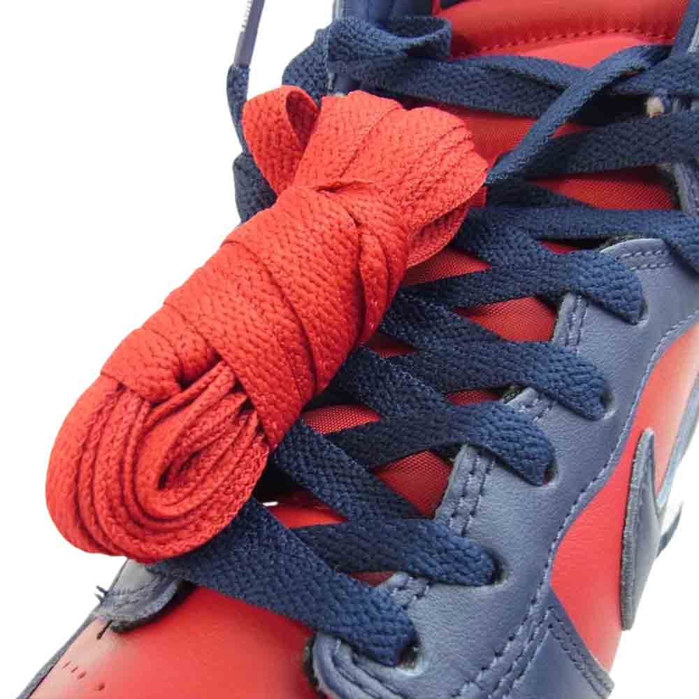 Supreme シュプリーム DN3741-600 国内正規 DN3741-600 NIKE SB DUNK HIGH HI QS By Any Means VARSITY RED MIDNIGHT NAVY ナイキ ダンク ハイ ネイビー系 レッド系 26.5㎝【新古品】【未使用】【中古】