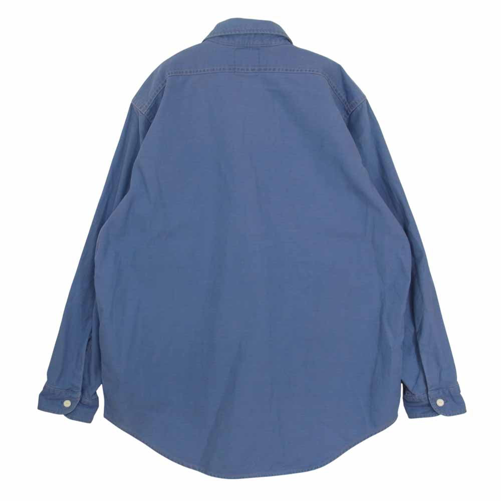 MADISON BLUE マディソンブルー コットン 長袖 ワーク シャツ ライトブルー系 S【中古】