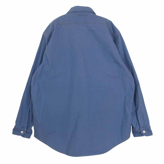 MADISON BLUE マディソンブルー コットン 長袖 ワーク シャツ ライトブルー系 S【中古】
