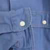 MADISON BLUE マディソンブルー コットン 長袖 ワーク シャツ ライトブルー系 S【中古】