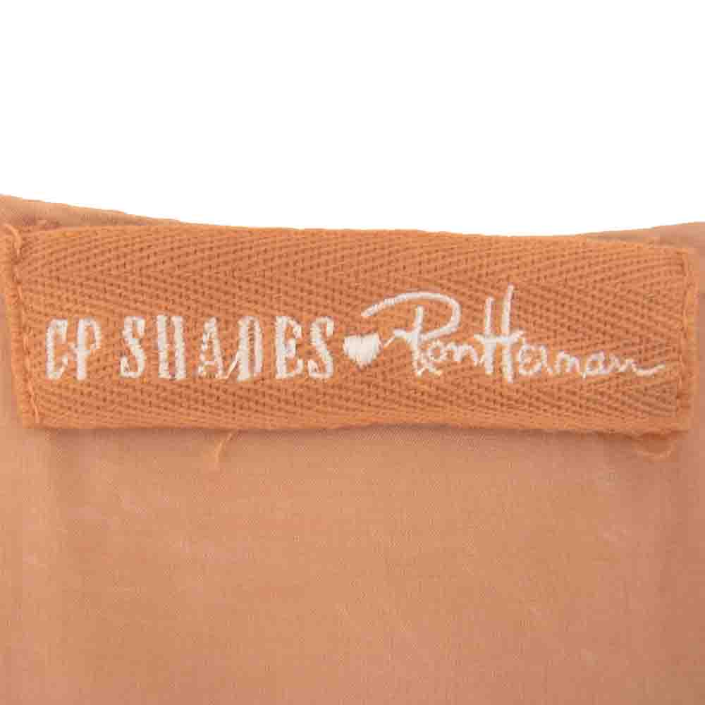 Ron Herman ロンハーマン cp shades シーピーシェイズ コットン シルク ノースリーブ ワンピース オレンジ系 XS【中古】