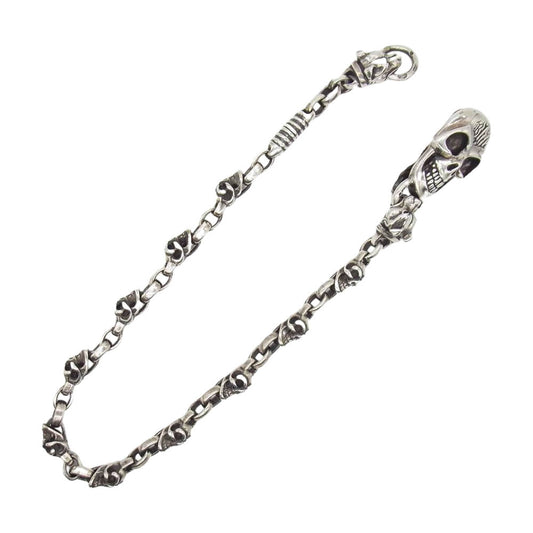 BILL WALL LEATHER ビルウォールレザー グットラックスカル ドッグ ウォレットチェーン【中古】