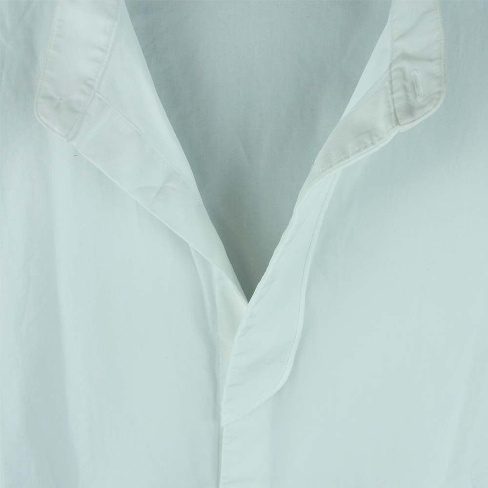 THE RERACS ザリラクス 20SS-REBL-201 BAND COLLAR PLACKET SHIRTS バンドカラー 長袖 シャツ ホワイト系 48【中古】