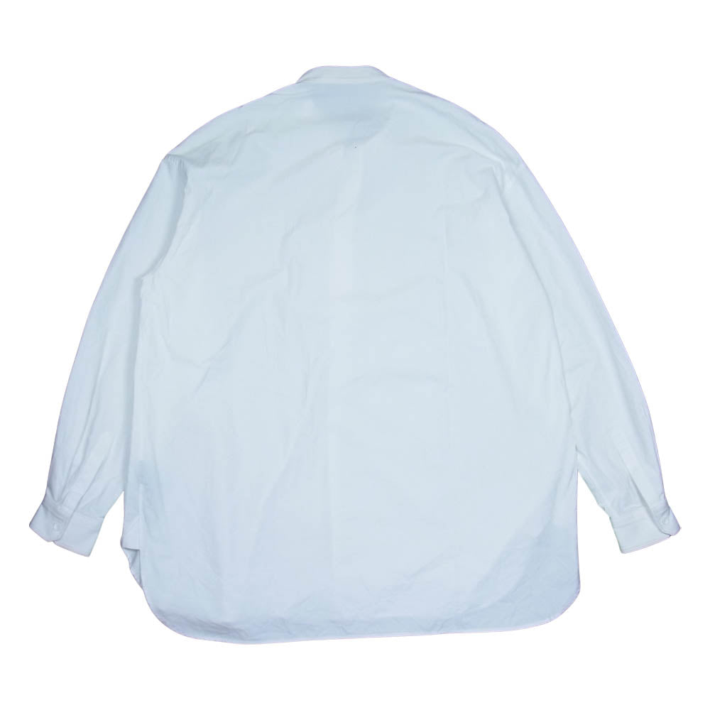 THE RERACS ザリラクス 21SS-REBL-256 PULLOVER BAND COLLAR SHIRTS プルオーバー バンドカラー シャツ ホワイト系 48【中古】