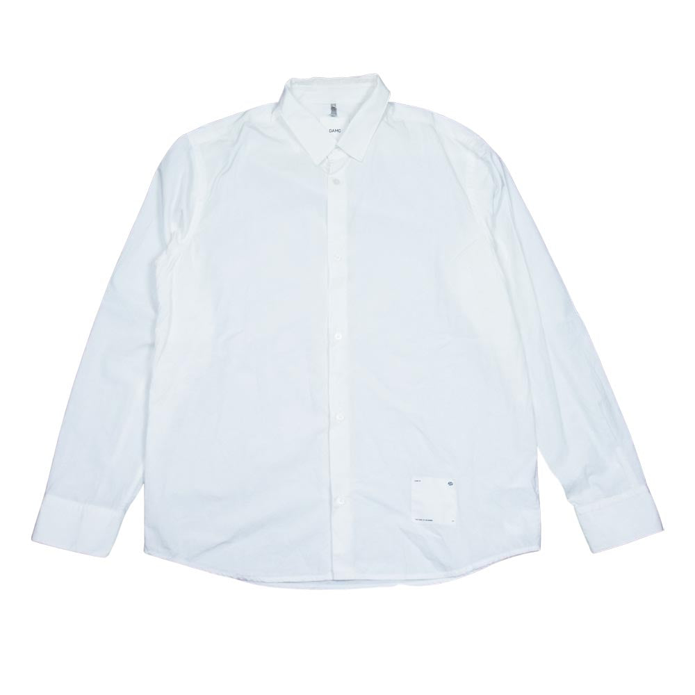 オーエーエムシー 21SS Mark Shirt レギュラー カラー シャツ ホワイト系 L【中古】