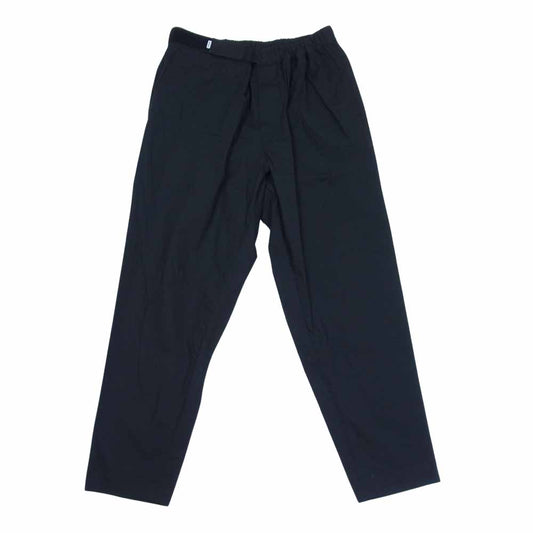 GRAPHPAPER グラフペーパー 21SS GM211-40619B Stretch Typewriter Chef Pants ストレッチ コットンタイプライター シェフ コック パンツ ブラック系 F【中古】