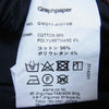 GRAPHPAPER グラフペーパー 21SS GM211-40619B Stretch Typewriter Chef Pants ストレッチ コットンタイプライター シェフ コック パンツ ブラック系 F【中古】