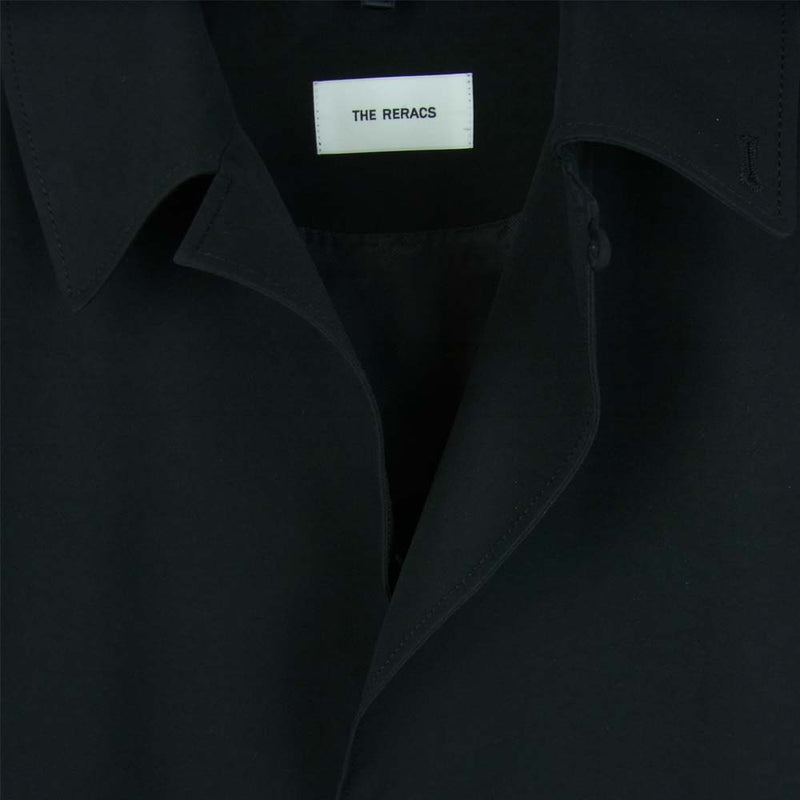 THE RERACS ザリラクス 21SS-RECT-279 PE Ball Collar Relux Coat リラックス バルカラー コート ブラック系 48【中古】