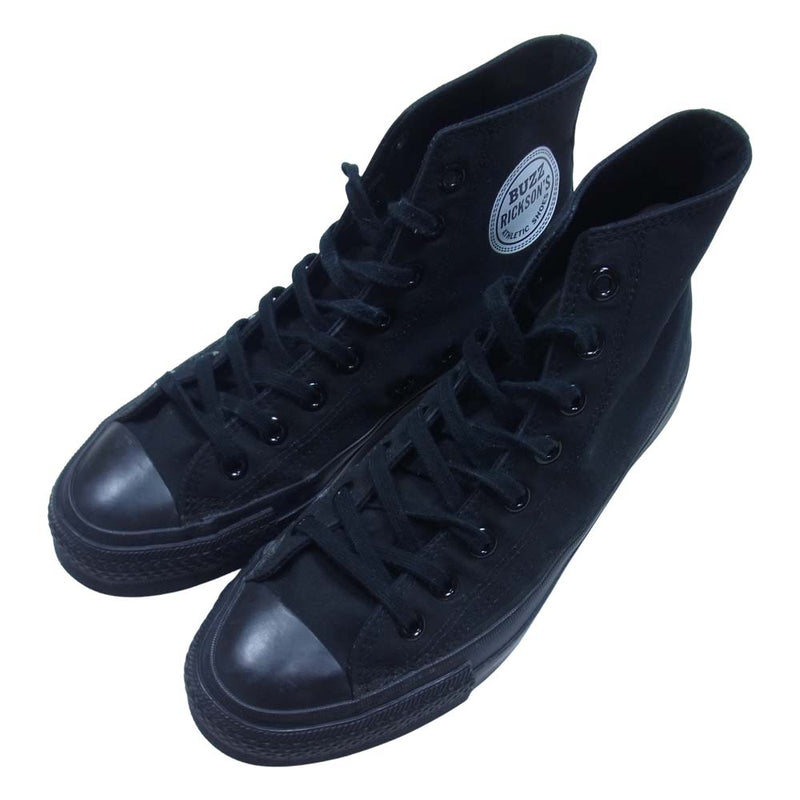 Buzz Rickson's バズリクソンズ BR02577 SHOE BASKETBALL HIGH-CUT MODEL VENTILE FABRIC ハイカット スニーカー ブラック系 25cm【中古】