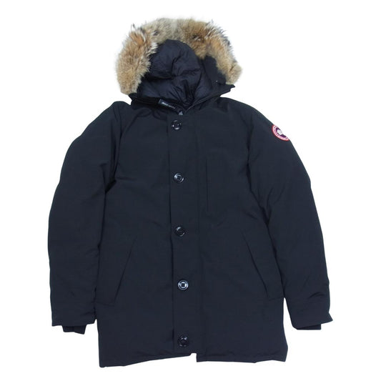 CANADA GOOSE カナダグース 3438JM R 国内正規グリフィンタグ JASPER PARKA ジャスパー パーカー ダウンコート ジャケット ブラック系 L【中古】