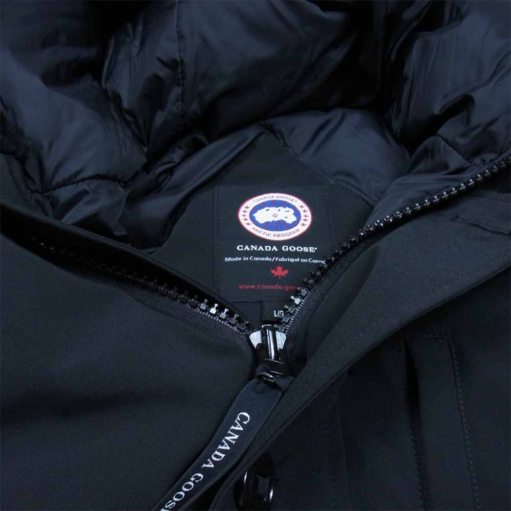 CANADA GOOSE カナダグース 3438JM R 国内正規グリフィンタグ JASPER PARKA ジャスパー パーカー ダウンコート ジャケット ブラック系 L【中古】