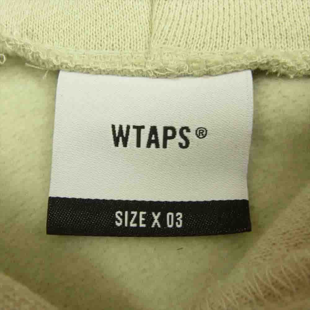 WTAPS ダブルタップス 21AW 212ATDT-HP01S LLW long live wtaps バックプリント プルオーバー パーカー ベージュ系 3【極上美品】【中古】