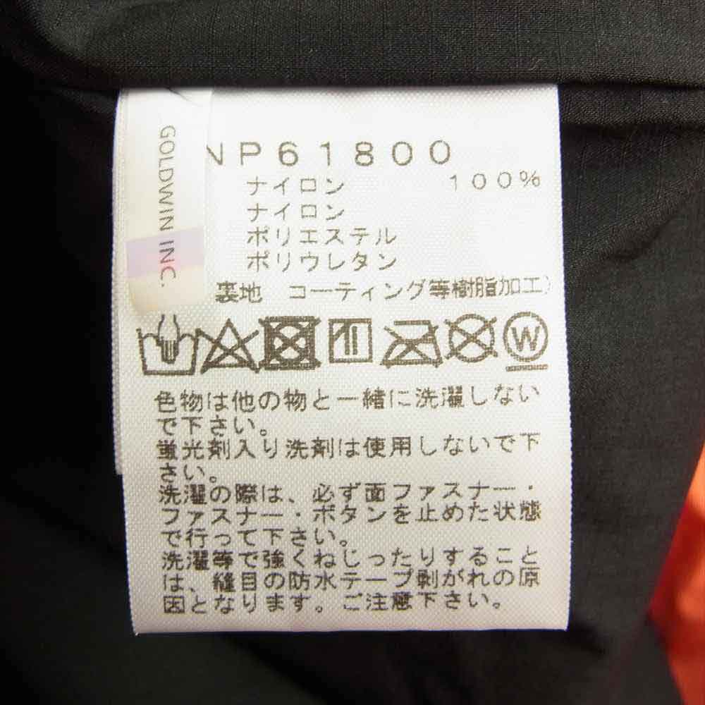 THE NORTH FACE ノースフェイス NP61800 Mountain Jacket GORE-TEX マウンテン ジャケット ゴアテックス オレンジ系 XL【中古】