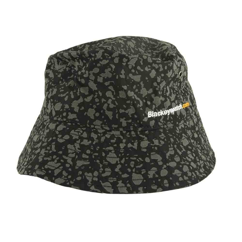 ブラックアイパッチ BEPSS20AC05 REFLECTOR BUCKET HAT 総柄 バケットハット ブラック系 L【新古品】【未使用】【中古】