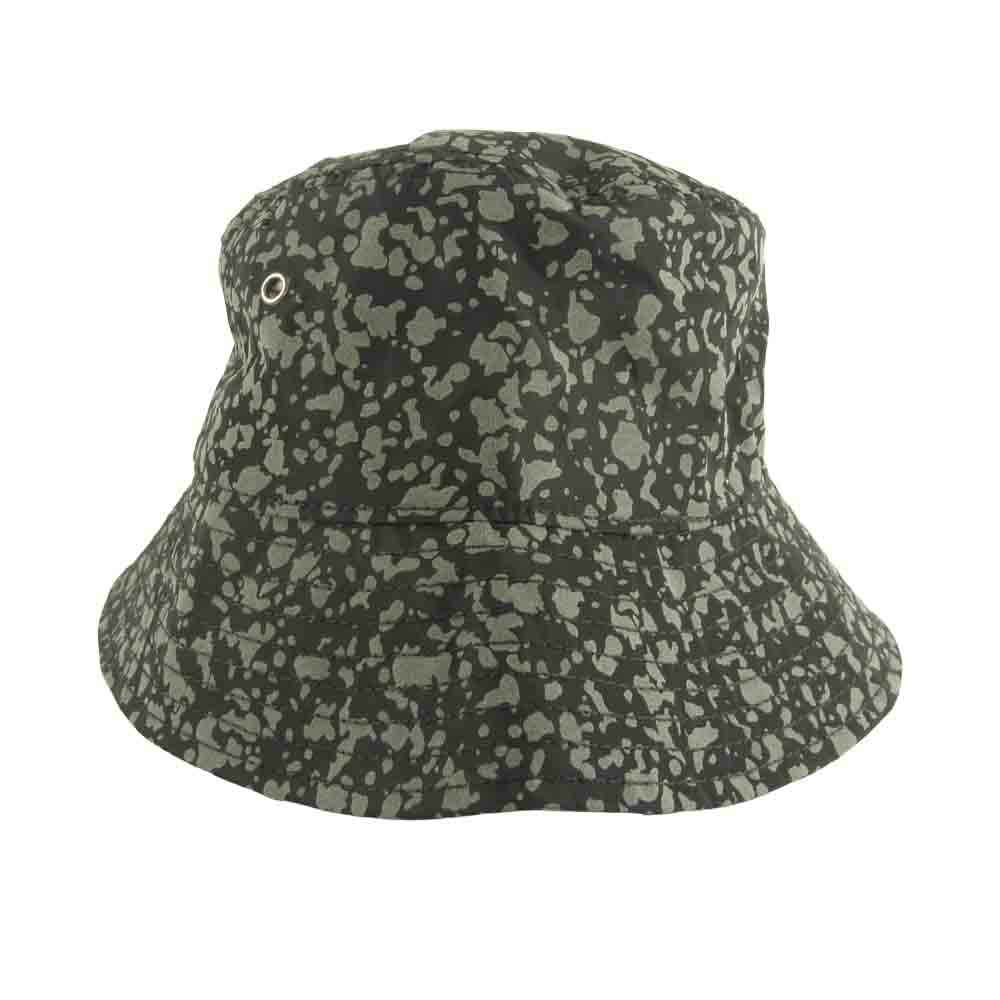ブラックアイパッチ BEPSS20AC05 REFLECTOR BUCKET HAT 総柄 バケットハット ブラック系 L【新古品】【未使用】【中古】