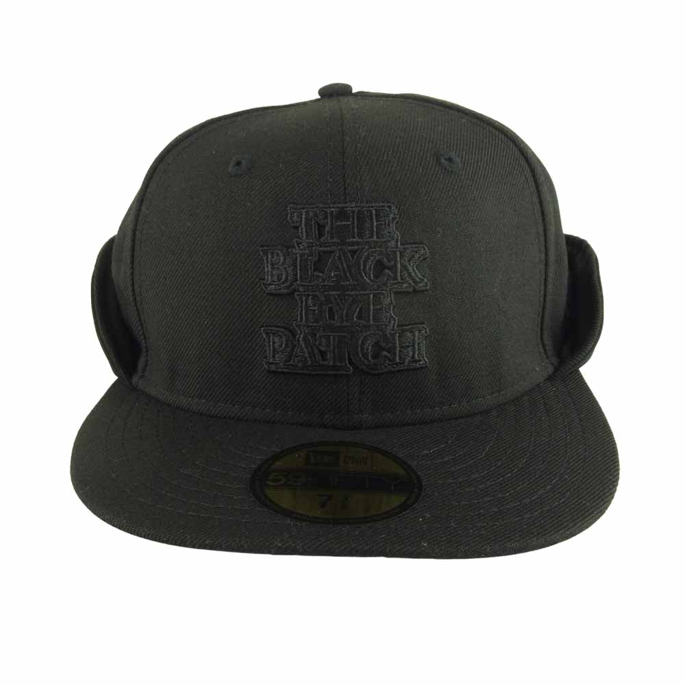 ブラックアイパッチ NEWERA BEPF19AC01 FLIP DOWN CAP ニューエラ キャップ ブラック系 58.7㎝【新古品】【未使用】【中古】