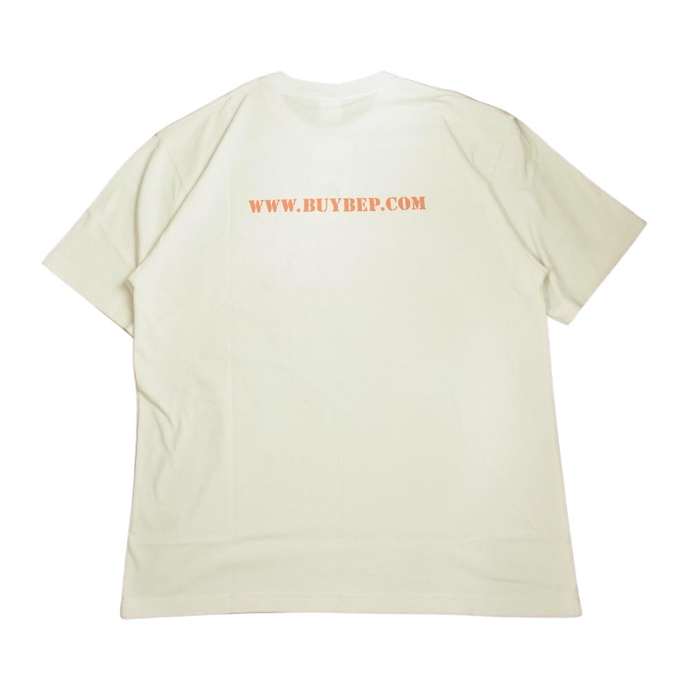 ブラックアイパッチ BEPSS22TE05 BUY BEP TEE  プリント Tシャツ ホワイト系 L【新古品】【未使用】【中古】