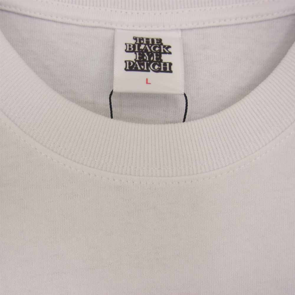 ブラックアイパッチ BEPPF20TE03 CHILDREN AT PLAY TEE チルドレン プレイ Tシャツ ホワイト系 L【新古品】【未使用】【中古】