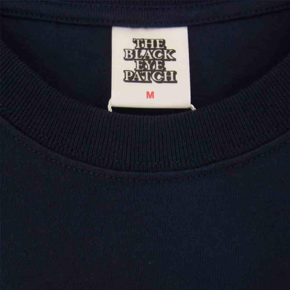 ブラックアイパッチ BEPFW21TE17 PRIORITY LABEL TEE  プライオリティ ラベル Tシャツ  ネイビー系 M【新古品】【未使用】【中古】