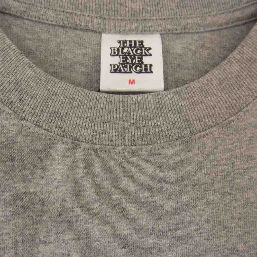 ブラックアイパッチ BEPFW21TE13 TECHWARE L/S TEE プリント 長袖 Tシャツ グレー系 M【新古品】【未使用】【中古】