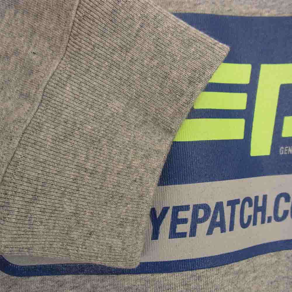 ブラックアイパッチ BEPFW21TE13 TECHWARE L/S TEE プリント 長袖 Tシャツ グレー系 M【新古品】【未使用】【中古】