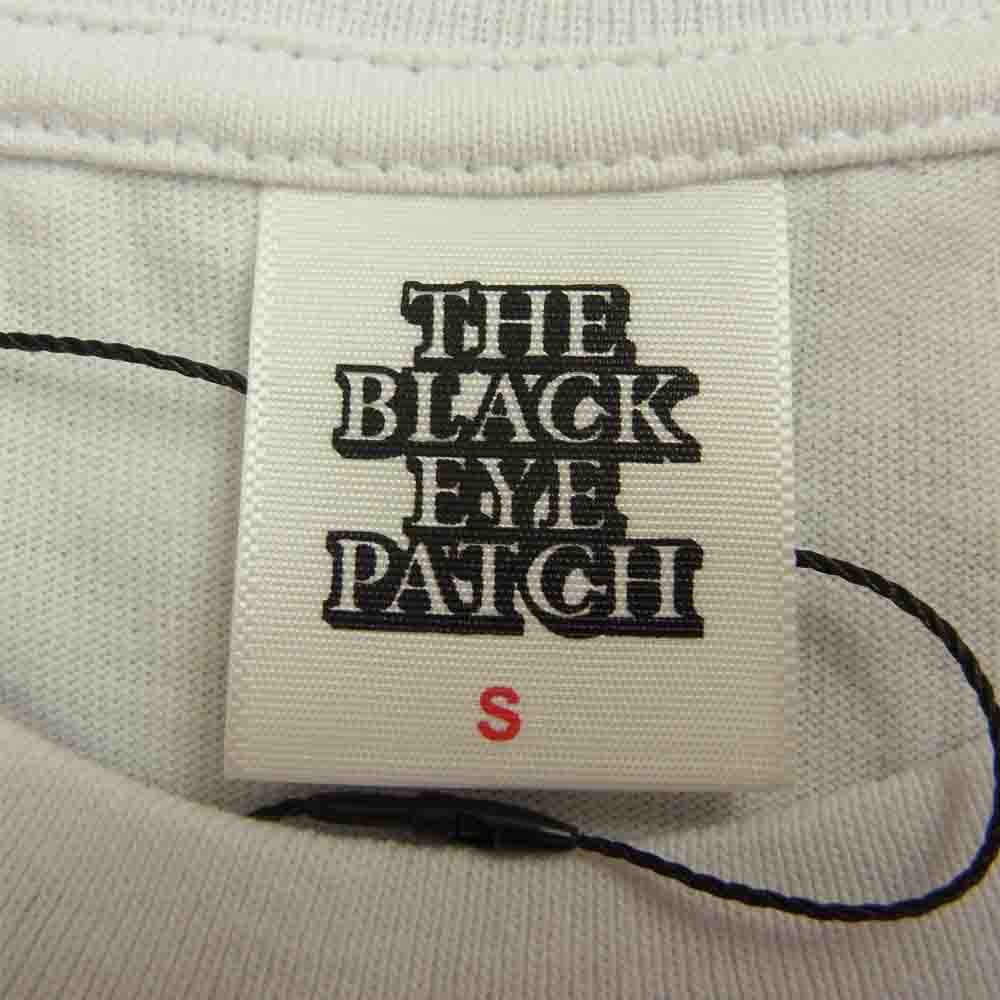 ブラックアイパッチ BEPFW20TE07 DANGER HOT LABEL L/S TEE ロゴ 長袖 ロングスリーブ Tシャツ ホワイト系 S【新古品】【未使用】【中古】