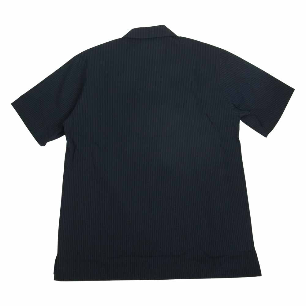 ブラックアイパッチ BEPFW21TP11 Seersucker Half Zip Shirt ハーフジップ シャツ ネイビー系 M【新古品】【未使用】【中古】