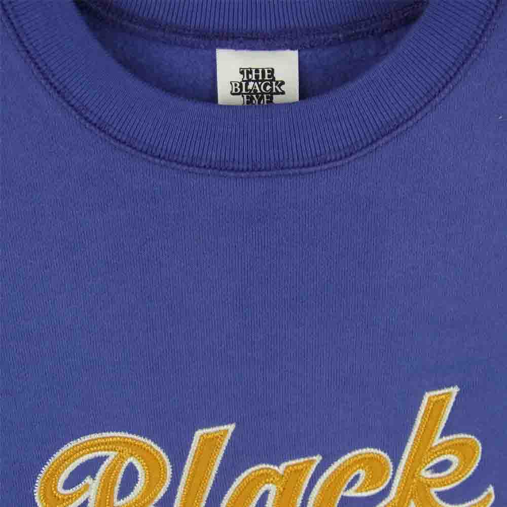 ブラックアイパッチ BEPSS221TP21 SCRIPT CREW SWEAT スクリプト クルーネック スウェット パープル系 S【新古品】【未使用】【中古】