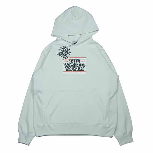 ブラックアイパッチ BEPSS21EI19 21SS THE WASTED YOUTH HOODED PARKA ウェステッドユース フーデッド パーカー ホワイト系 L【新古品】【未使用】【中古】